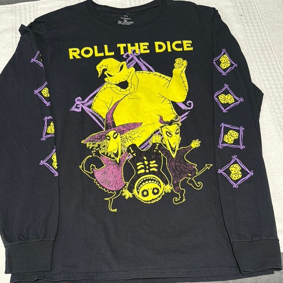 Disney Black and Yellow Long Sleeve Skateboarding Tees - Picture 3 of 6